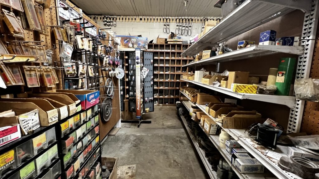 Hardware and dry goods for sale at Donnell's General Store in Franklin Parish, Louisiana